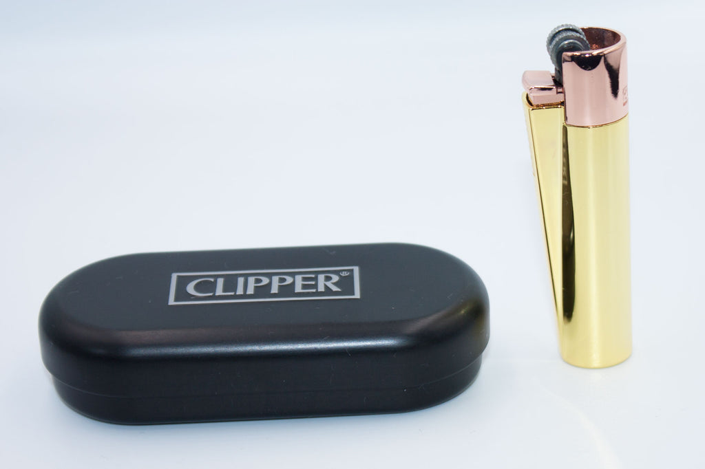 1 Clipper-Feuerzeug „Metal-Edition“ Gold Marble