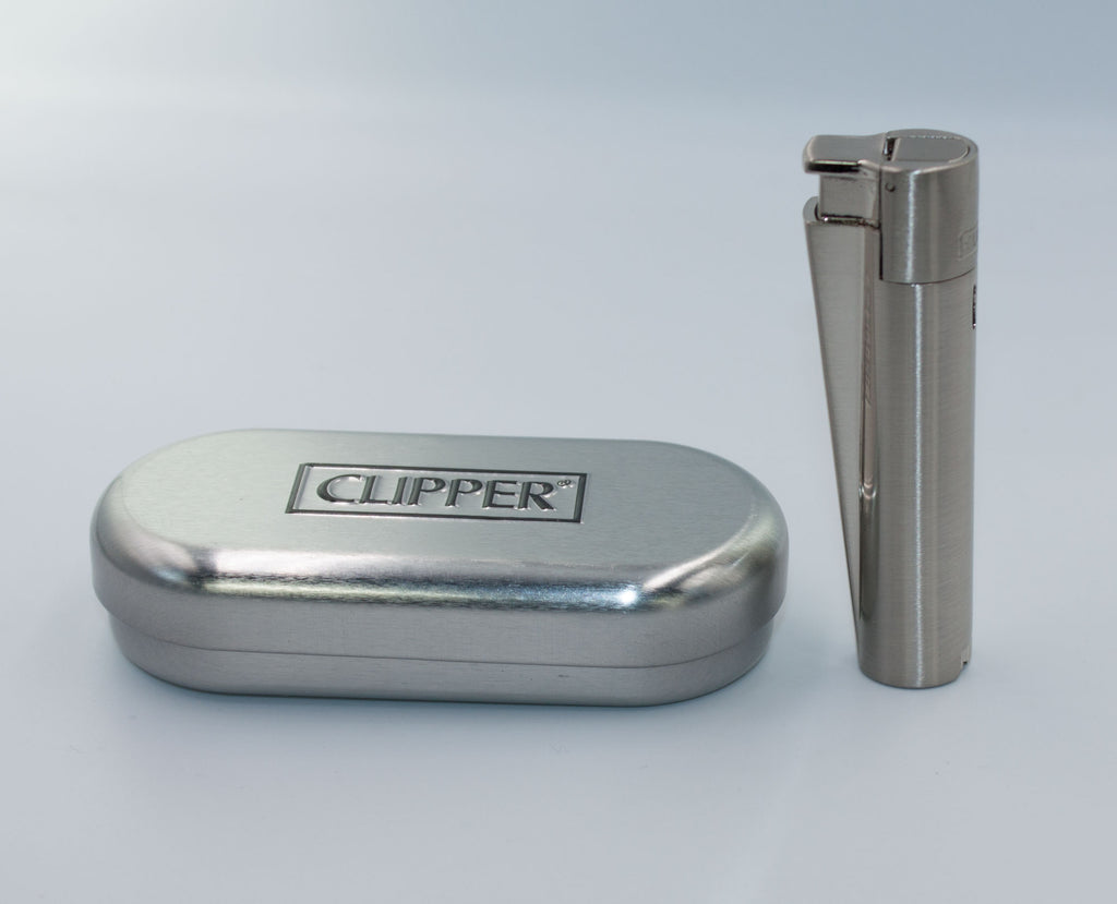 1 Clipper-Feuerzeug „Metal-Edition“ Silver Jet